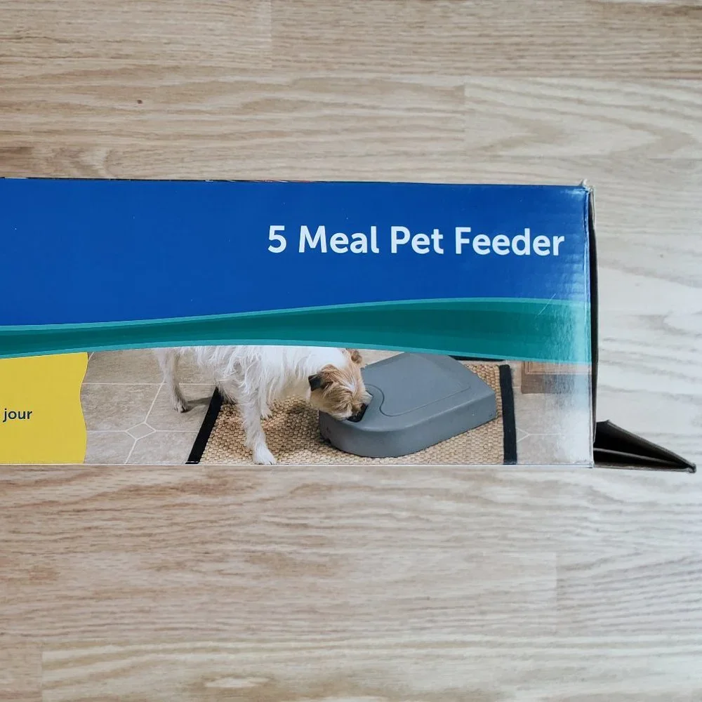 PetSafe 5 Meal Programmable Pet Food Dispenser, Automatic Dog and Cat Feeder
